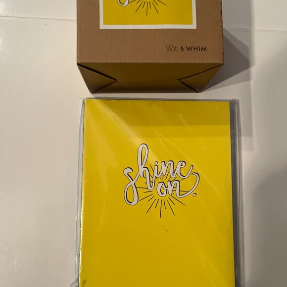 Lined Notebook and Matching Mug -  "Let it Shine" by Wit &‎ Whim (h/s) - Picture 3 of 16